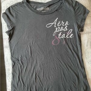 Aeropostale Charcoal Short Sleeve Tee